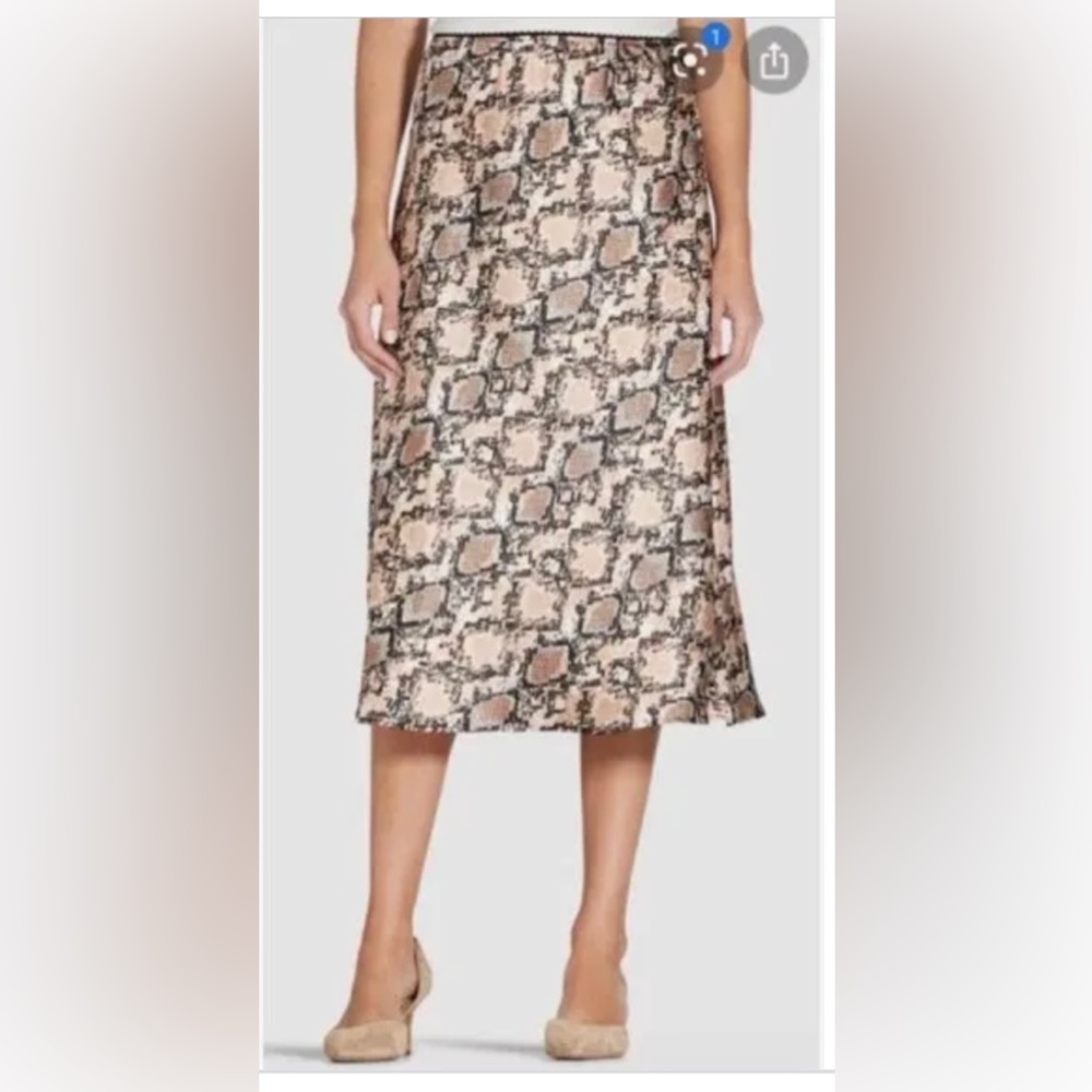 Person Jensen Snake Peint Midi Skirt